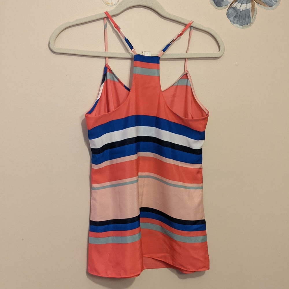 J. Crew Striped Racerback Blouse - Picture 4 of 7